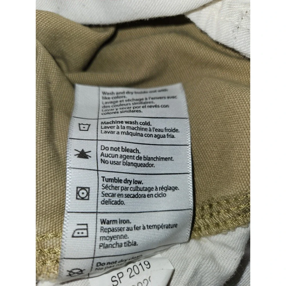 Carhartt Cargo Shorts Mens Size 38 Khaki Relaxed Fit Utility Gorpore Workwear